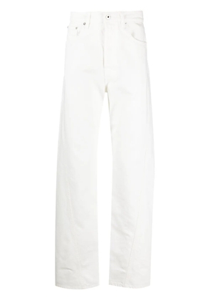 Lanvin Twisted straight-leg jeans - White