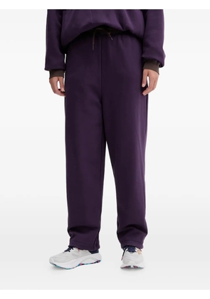 Ea7 Emporio Armani logo-detail track pants - Purple