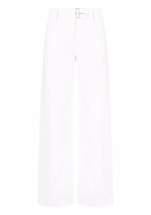 Jil Sander wide-leg denim jeans - White