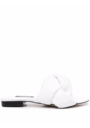 MSGM knot-detail sandals - White