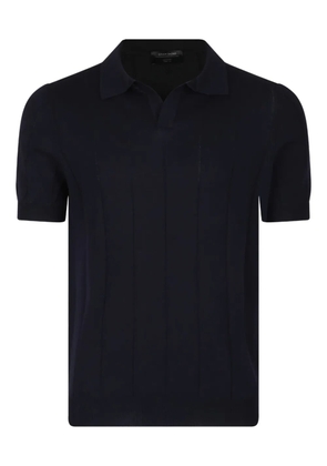 Gran Sasso ribbed polo shirt - Blue