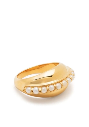 Missoma Dome pearl ring - Gold