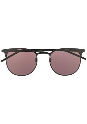 Saint Laurent Eyewear SL350 Slim soft-round sunglasses - Black
