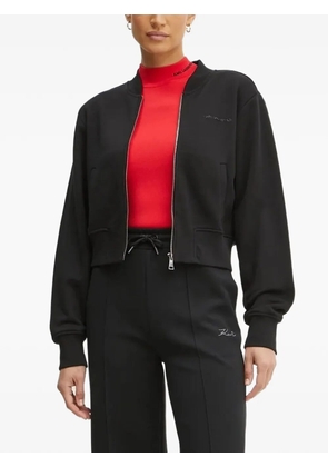 Karl Lagerfeld zip-up sweatshirt - Black
