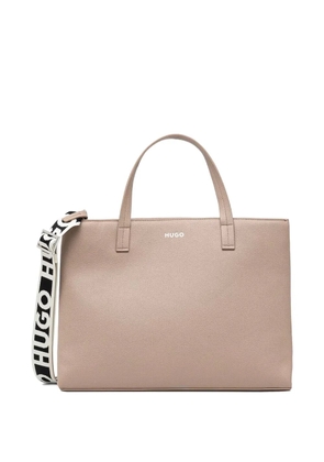HUGO Bel tote bag - Brown