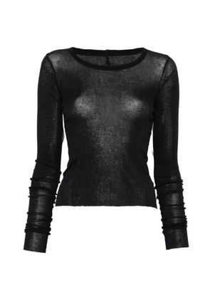 Rick Owens crew neck top - Black