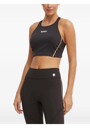 BOSS logo-detail top - Black