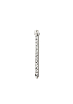 MARIA TASH 18kt white gold Eternity Bar diamond charm - Silver