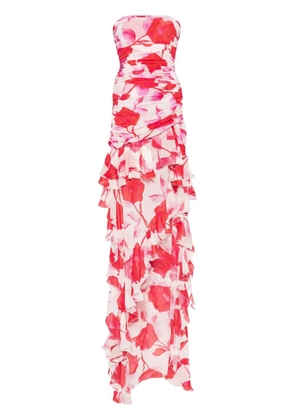 Blumarine printed maxi dress - Neutrals