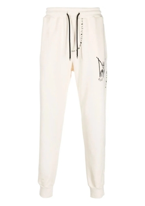 MJB Marc Jacques Burton graphic-print track pants - Neutrals