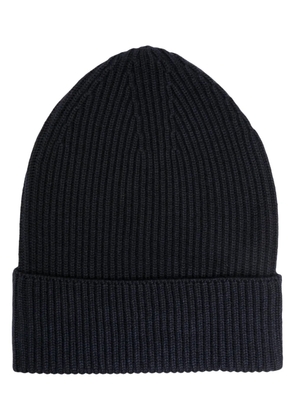 Altea ribbed-knit virgin wool beanie - Blue