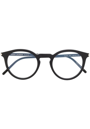 Saint Laurent Eyewear SL347 round frame glasses - Black