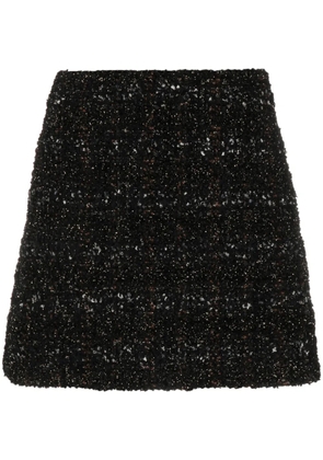 Fabiana Filippi textured high-waist skirt - Black
