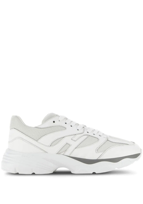 Hogan Allac panelled leather sneakers - Neutrals