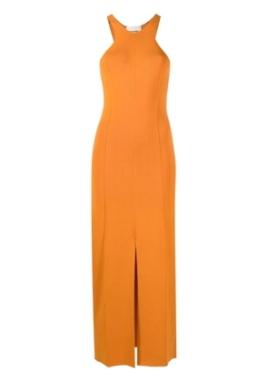 Nanushka sleeveless fitted midi dress - Orange