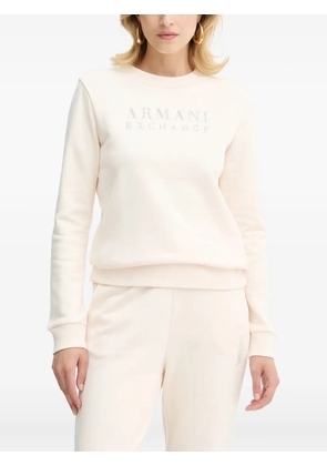 Armani Exchange logo-detail sweatshirt - Neutrals
