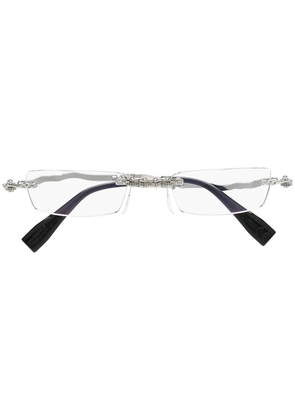 Kuboraum Machinery rimless glasses - Silver