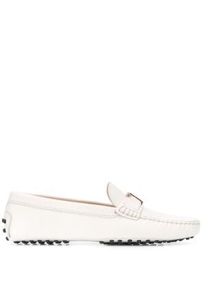 Tod's Gommino leather loafers - White