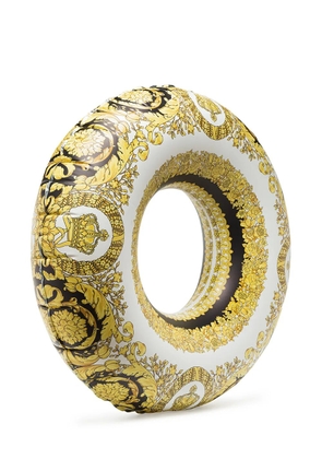 Versace baroque-print inflatable ring - Yellow