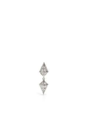 STATEMENT PARIS Rockaway diamond single earring - Silver