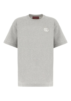 Gucci embroidered logo T-shirt - Grey