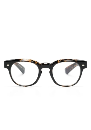 Oliver Peoples Allenby tortoiseshell-effect glasses - Black