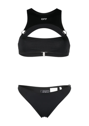 Off-White Off Stamp Rower bikini - Black