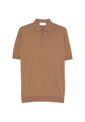Lardini knitted polo shirt - Brown