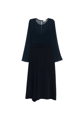 P.A.R.O.S.H. belted flared dress - Blue