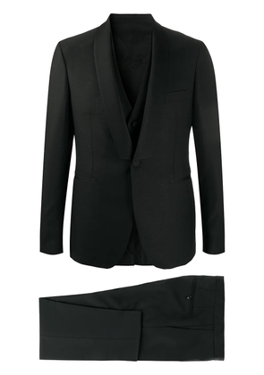 Tagliatore three-piece dinner suit - Black