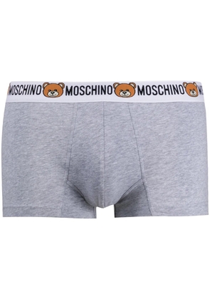 Moschino teddy waistband brief boxers - Grey