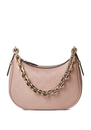 Gucci medium logo-pattern chain shoulder bag - Pink
