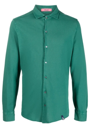 Drumohr long-sleeve cotton shirt - Green