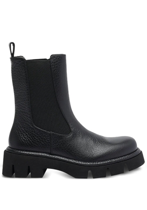 Paloma Barceló elastic-panelled calf leather boots - Black