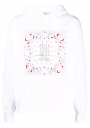 ETRO Back To The Future cotton hoodie - White