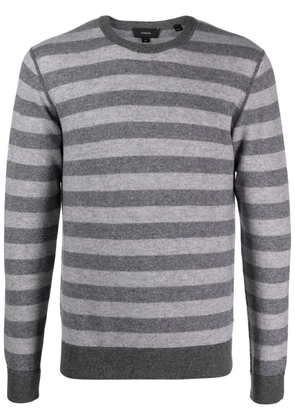 Vince striped knit jumper - Grey