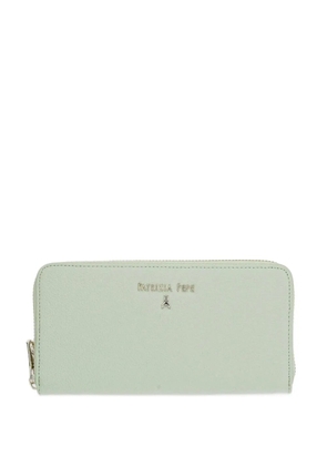 Patrizia Pepe Damen zipper-detail wallet - Green