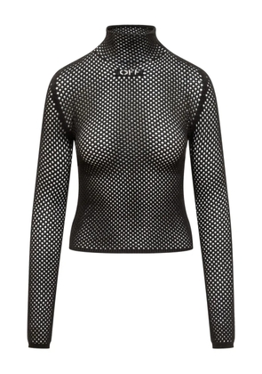 Off-White high-neck top - Black