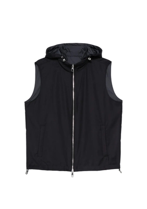 Montecore hooded zip gilet - Blue