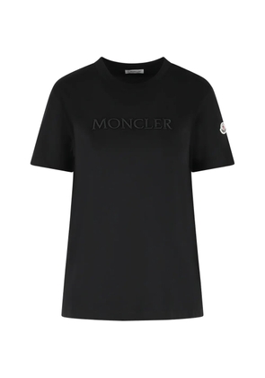Moncler Embroidered tonal t-Shirt - Black