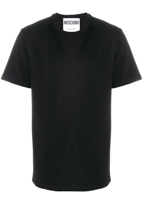 Moschino logo patch T-shirt - Black