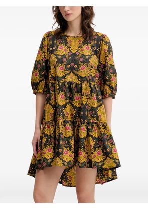 FARM Rio floral mini dress - Black