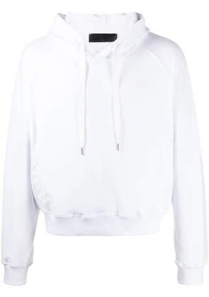 Haider Ackermann embroidered back logo hoodie - White