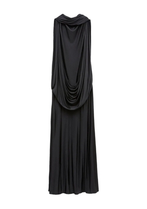 LOEWE Anagram Pebble-detail maxi dress - Black