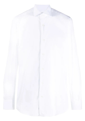 Mazzarelli plain buttoned shirt - White
