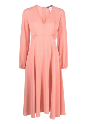 'S Max Mara Lago long-sleeved maxi dress - Orange