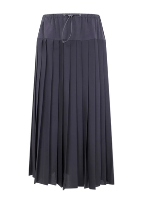 ASPESI pleated drawstring skirt - Black