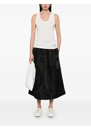 Jil Sander cotton tank top - White
