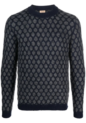 RAKKI crew-neck knitted jumper - Blue