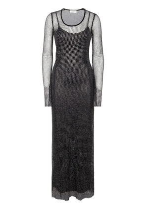 Sportmax crystal embellishment maxi dress - Black